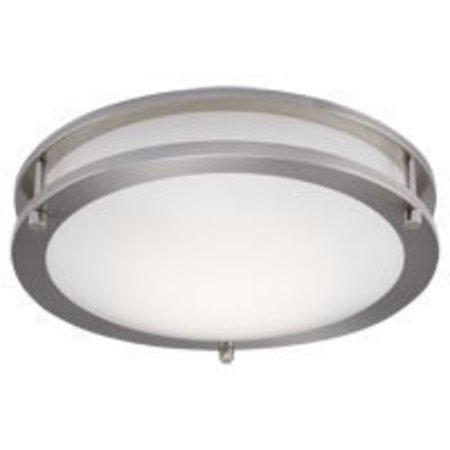 BOSTON HARBOR Boston Harbor CL200AC Ceiling Light Fixture, 120 V, LED Lamp, Brushed Nickel Fixture CL200AC